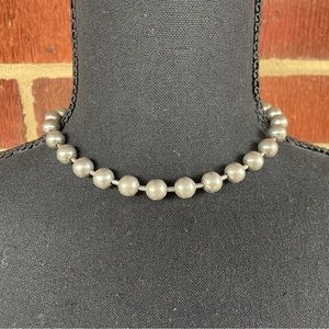 Punk Rock Ball Chain Choker & Bracelet Set